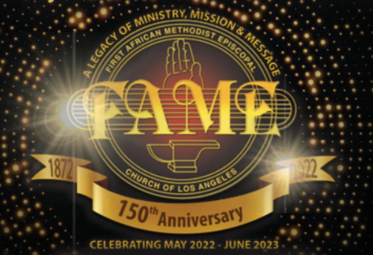FAME Church 150 year logo